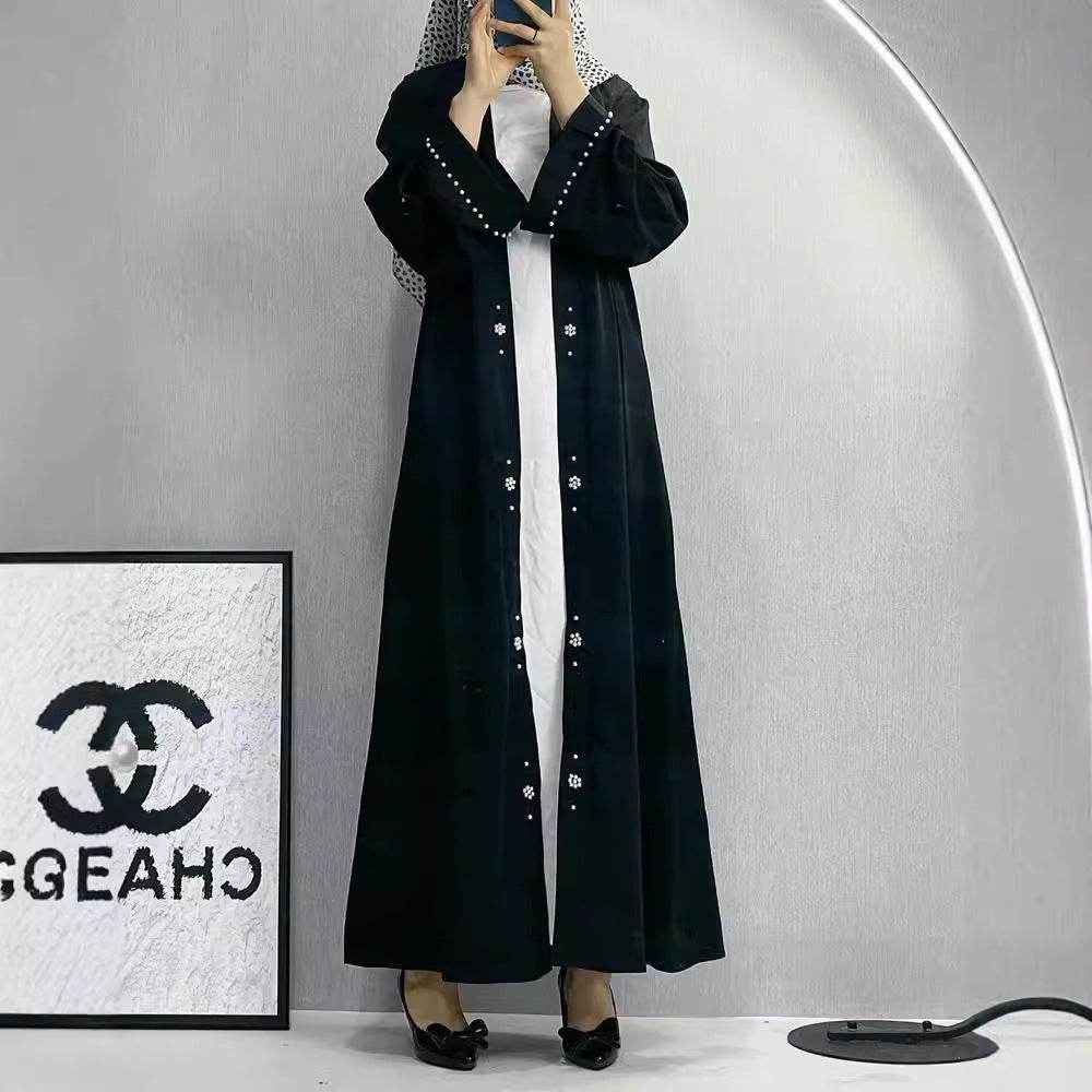 Elegant Beaded Tie Cardigan Robe for Women - Price Value Store