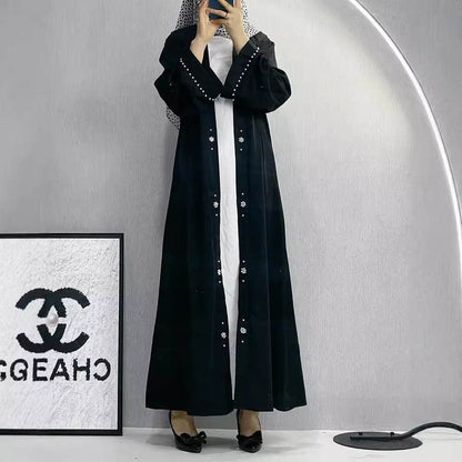 Elegant Beaded Tie Cardigan Robe for Women - Price Value Store