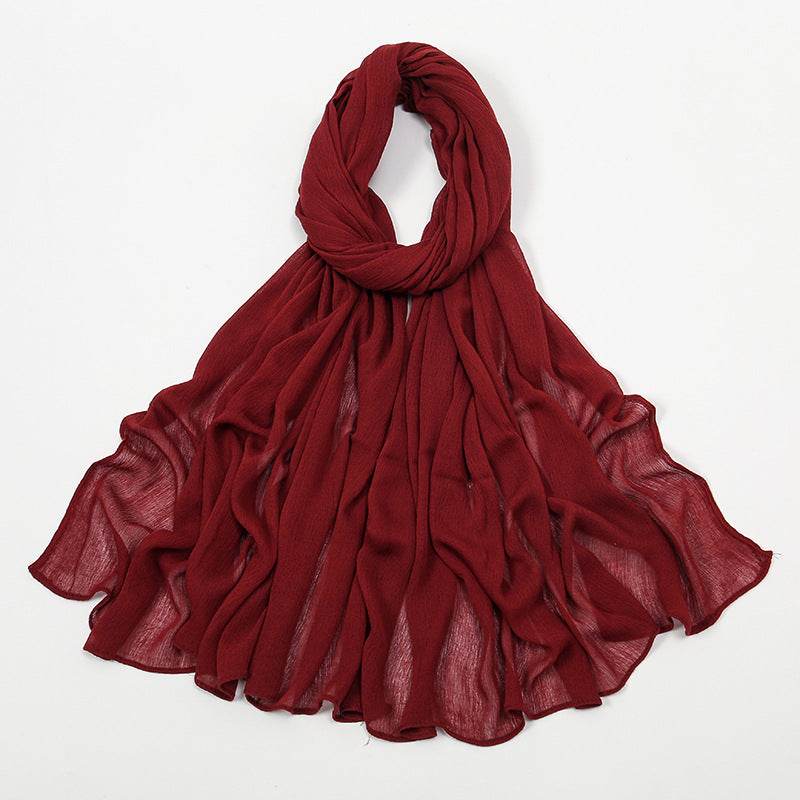 Solid-color simple headscarf - Price Value Store