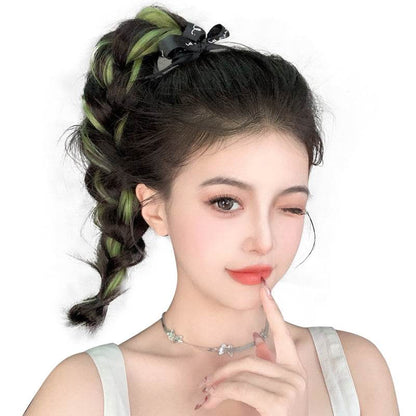 Colorful Hand-Woven Synthetic Hair Ponytail Bundles for Volume & Styling - Price Value Store