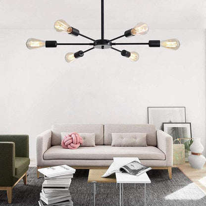 Cross-border Hot Sale Light Luxury Nordic Living Room Lamp Ceiling Lamp Modern Simple Atmospheric Bedroom Lighting Restaurant Art Lamps - Price Value Store