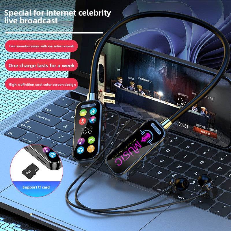 Wireless Bluetooth Headset with Color Screen - Price Value Store