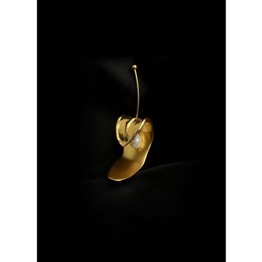 Original gift of French art texture, fashionable style, niche pearl earrings - Price Value Store