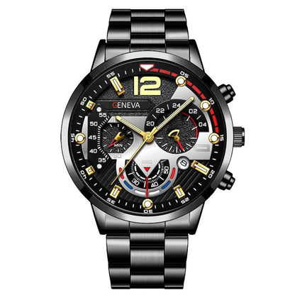 Men's FashionBusiness Watch Pointer with Calendar Quartz Watch Pointer Type - Price Value Store