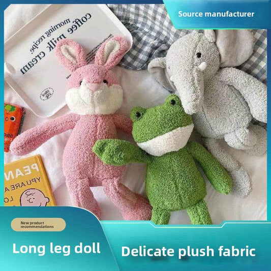 The cute frog soothes the stuffed toy - Price Value Store
