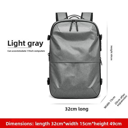 Men's expanded backpack with dual shoulder straps - Price Value Store