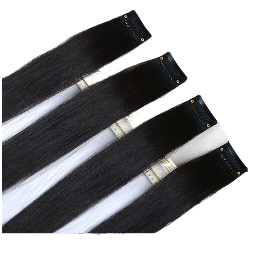 A completely real human hair invisible wig without any trace