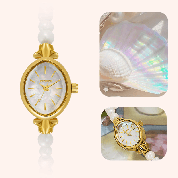 Ins Style Pearl Bracelet Women's Quartz Watch Simple Light Luxury Retro Fashion Elegant Niche Trend High Beauty Value - Price Value Store
