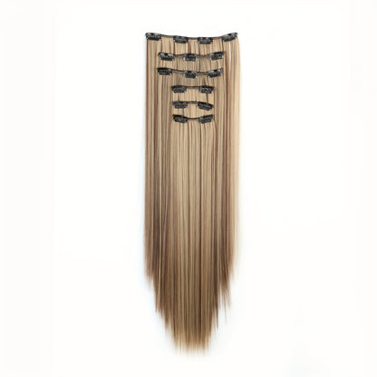 Fashion long straight hair wig piece
