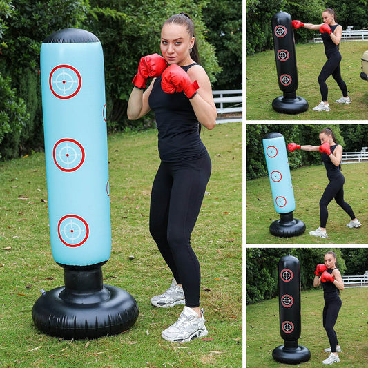 Inflatable fitness boxing column untoppleable figure - Price Value Store
