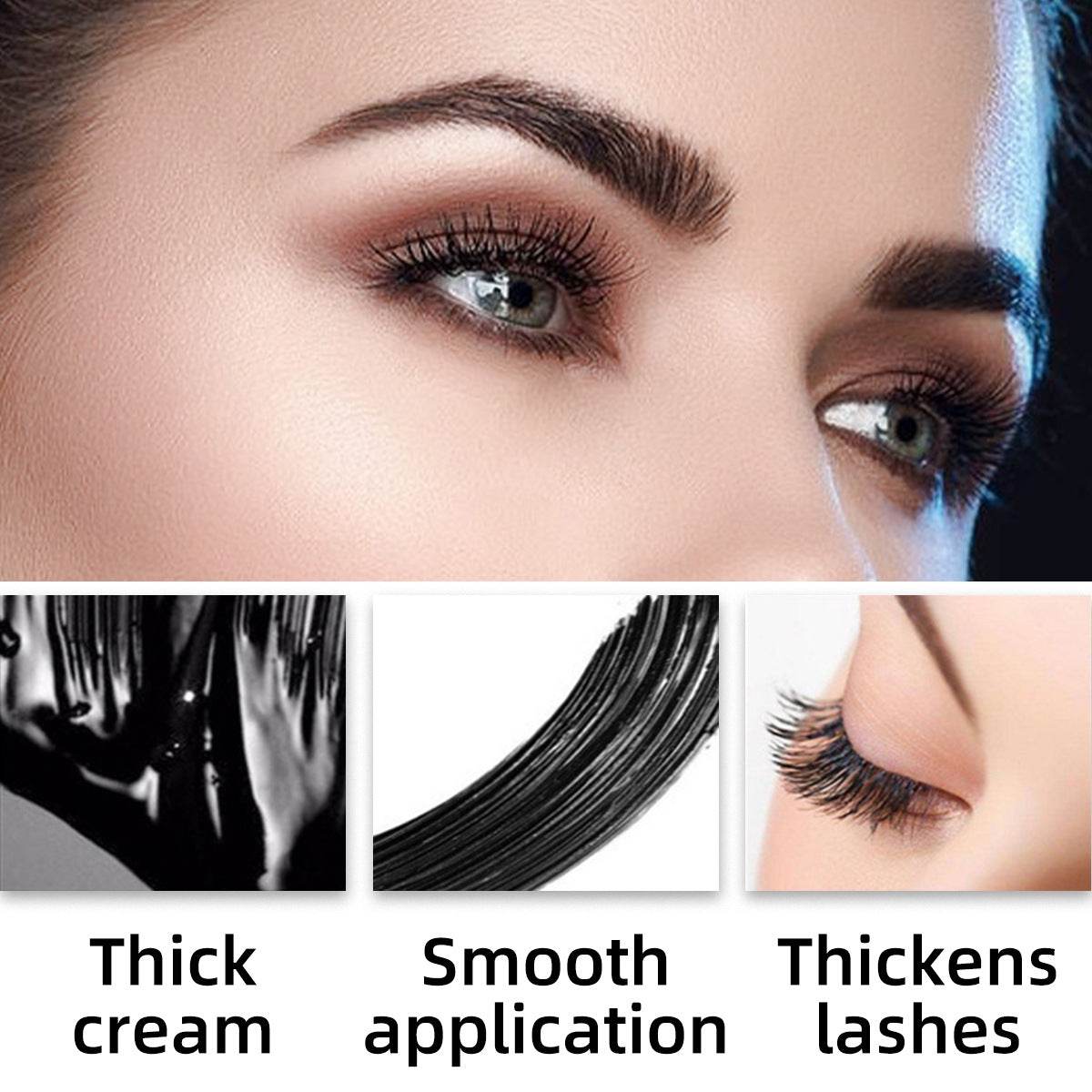BARUBT Long-lasting Waterproof Mascara for Curly and Thick Lashes - Price Value Store