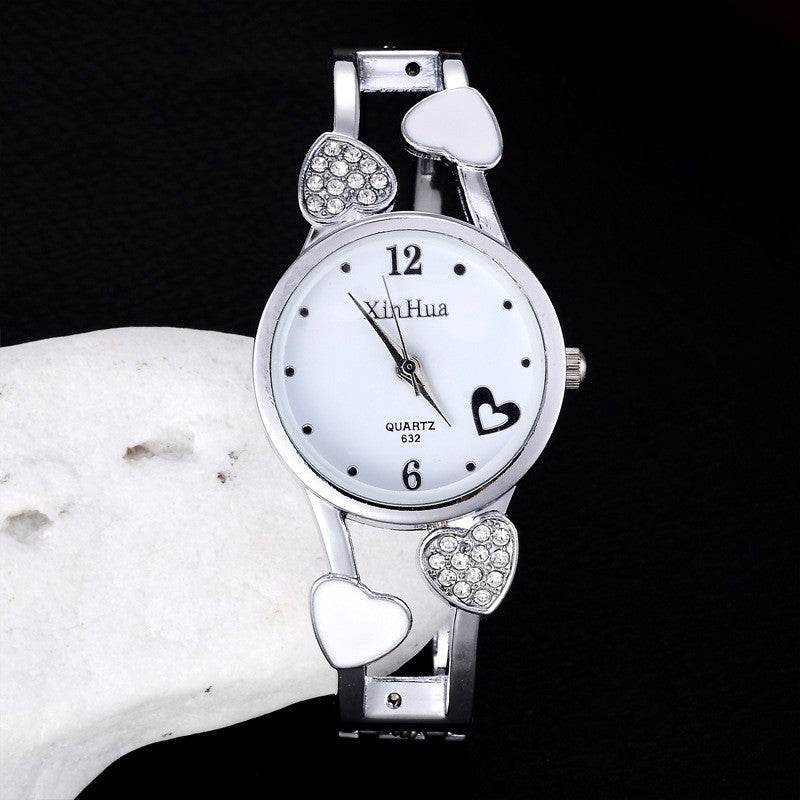 Fashion Diamond Quartz Ladies Bracelet Watch - Price Value Store