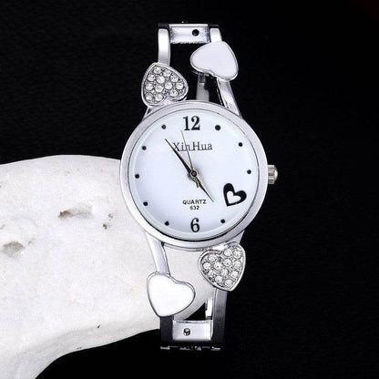 Fashion Diamond Quartz Ladies Bracelet Watch - Price Value Store