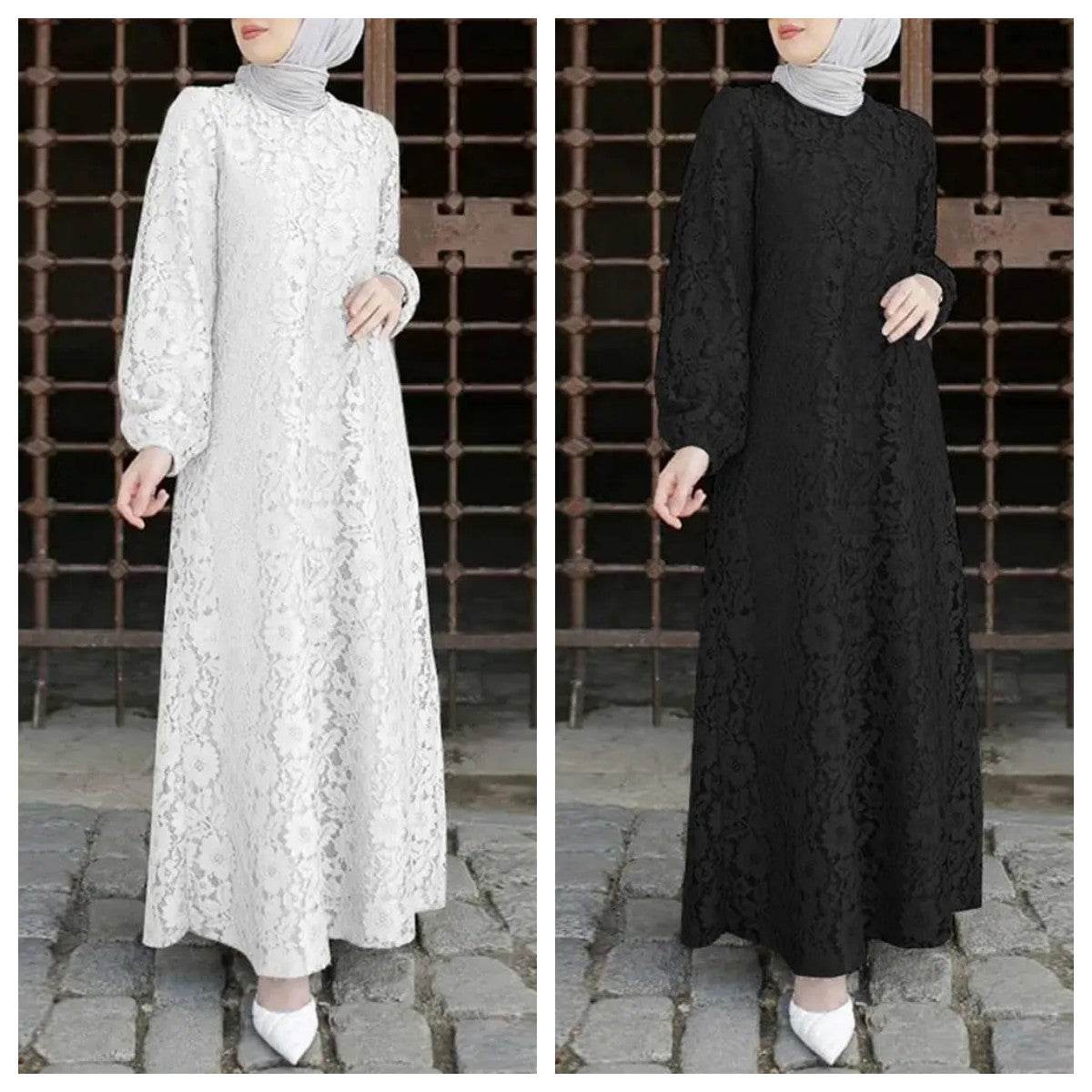 Lace crochet dress - Price Value Store